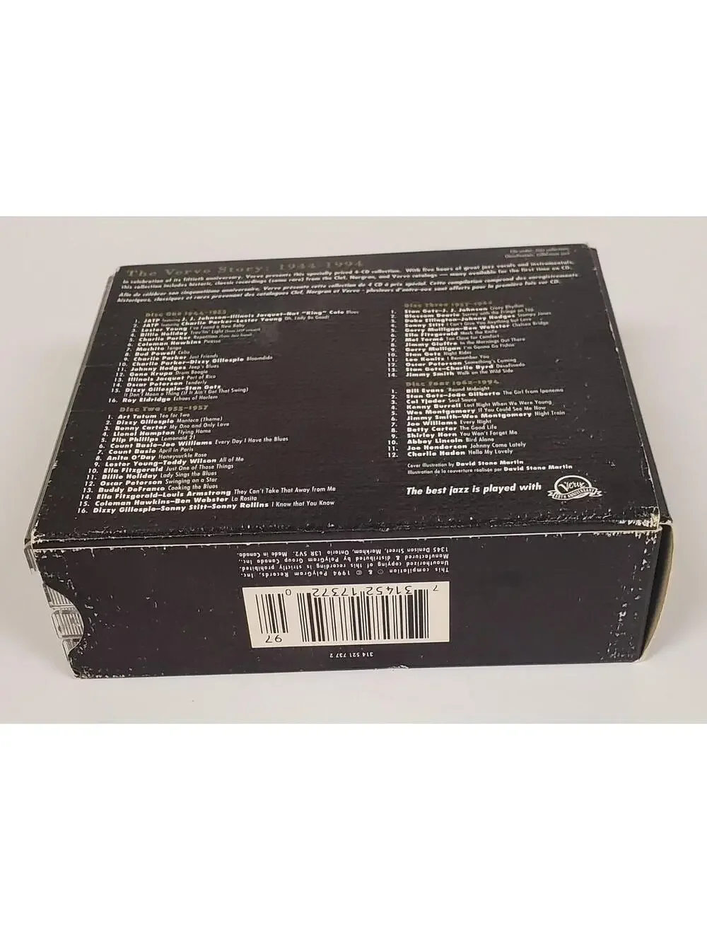 The Verve Story 1944-1994 4-CD Box Set Jazz 50th Anniversary Verve Records - Picture 3 of 9